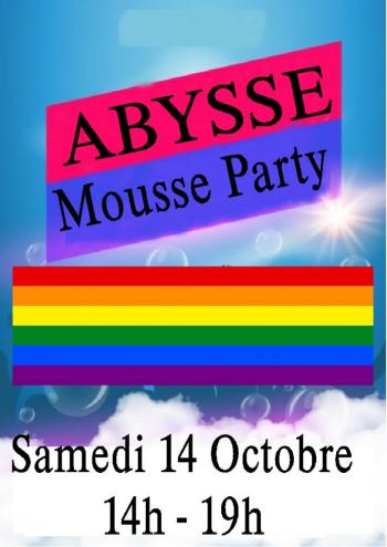 Sauna Club Abysse Alençon - Journée gay : mousse party - 2017-10-14T14:00:00 - 2017-10-14T19:00:00