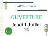 Sauna Club Abysse Alençon - Information générale : Ouverture jeudi 1 juillet - 2021-07-01T02:00:00 - 2021-07-01T07:00:00